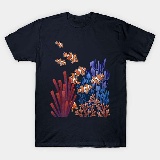 Clown Fish T-Shirt by ruta13art